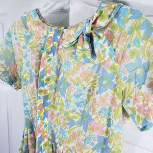 Classic Vintage Handmade Floral Dress